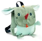 Lilliputiens Joe Soft Rucksack Gr&uuml;n Gr&uuml;n One Size - Gr&uuml;n