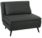 HOMCOM Schlafsessel 3-in-1 Sessel mit Bettfunktion, Verstellbarer R&uuml;ckenlehne -