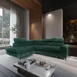 Masseno Ecksofa VELISS mit Schlaffunktion L-Form, Sofa mit Bettkasten,