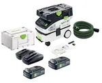 Festool CTLC MINI I-Basic Akku Absaugmobil 36 V ( 2x 18 V ) Staubklasse L + 2x...