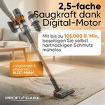 ProfiCare&reg; Akku Staubsauger | 500W BLDC-Motor | Staubsauger kabellos |...