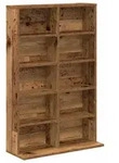 vidaXL CD Regal Altholz 65 x 23,5 x 97,5 cm Holzwerkstoff - Braun
