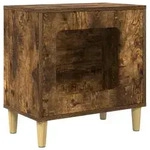 vidaXL Katzenhaus R&auml;uchereiche 51 x 30 x 52 cm Holzwerkstoff - Braun