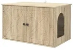 vidaXL Katzenhaus Sonoma 85 x 55 x 50,5 cm Holzwerkstoff - Braun
