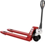 STIER Gabelhubwagen Tragkraft 2500kg Gabell&auml;nge 1150mm Nylon-Reifen mit...