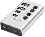 LOGILINK USB-C Hub UA0446, 4 Port - Grau