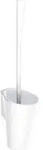 Delabie WC-B&uuml;rstengarn. W.-Mont. m.ergonomischem Griff Nylon wei&szlig;