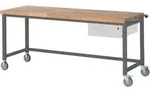 STIER Fahrbare Werkbank Premium mit 1 Schublade BxTxH 2000x700x880 mm