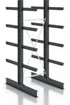 STIER Kragarmregal schraubbar doppelseitig 1 Feld mit 4 Ebenen 1280x3550x800mm