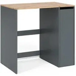Waschmaschinenschrank Vicco Viktor Anthrazit/Goldkraft Eiche 93.6 x 88.2 cm mit
