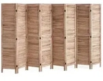 VEVOR Raumteiler Paravent 8-teiliger faltbarer Sichtschutz, 325 cm langer Raumteiler,