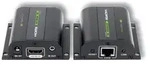 Techly IDATA EXT-E70I, AV-Sender & -Empf&auml;nger, 60 m, 3D, Schwarz, HDCP - Schwarz