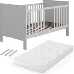 Babybett Vitalispa Ajaton Wei&szlig; 144.4 x 83 cm mit Matratze, Model 51644 - Wei&szlig;