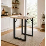 VCM Bartisch 80x80 cm, Tresen, Stehtisch, hoher Tisch, Bartresen, Hochtisch - Xona