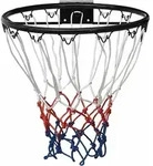 vidaXL Basketballring Schwarz 39 cm Stahl - Schwarz