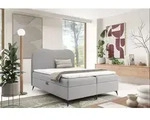 Boxspringbett Schlafzimmerbett BLAIR PREMIUM 160x220cm Stoff Now or Never Grau...