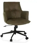 hjh LIVING Home Office B&uuml;rostuhl SOLAO LIFE Schreibtischstuhl mit Armlehnen Stoff