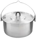Tatonka Kettle II 2.5 L - Outdoor-Kochtopf aus Edelstahl mit Volumenskalierung...