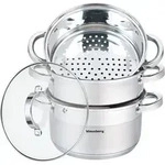KLAUSBERG Dampfgarset 20 cm Edelstahl - Silber