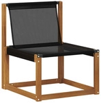 vidaXL 3 stk. Outdoor Mittel- und Ecksofa Natur - Braun