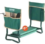 VEVOR Kniebank 590x290x490mm, Kniekissen 152 mm Kniepolster, Kniehilfe Gartenarbeit