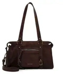 SURI FREY Schultertasche Umh&auml;ngetasche Brittney Cityshopper Brown dunkelbraun -