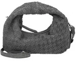 Les Visionnaires Greta Micro Weave Cozy - Umh&auml;ngetasche 20 cm (asphalte) - Grau