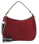Ted Baker Leder Schultertasche Samiyra Webbing Suede Hobo Bag Dk - Red...