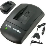 AccuCell Ladeger&auml;t passend f&uuml;r Canon BP-709 Akku, BP-718, BP-727, BP-745
