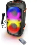Esperanza EP156 BT FM LED RGB Karaoke-Lautsprecher Schwarz 20W - Schwarz
