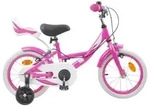 vidaXL Kinderfahrrad 16 Zoll f&uuml;r 4-6 Jahre alt Rosa - Rosa