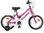 vidaXL Kinderfahrrad 16 Zoll f&uuml;r 4-6 Jahre alt Pink Wei&szlig; - Wei&szlig;