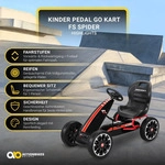 Miweba Pedal GoKart Abarth | Tretauto - Tretfahrzeug - Pedalfahrzeug - Kinder...