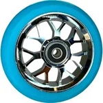 Fantic26 Spy7 Stunt-Scooter Rolle 110mm Abec11 Chrom/Pu T&uuml;rkis