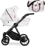 Kinderwagen Kunert Ivento 2in1 &ndash; Farbe: Zarte Blumen
