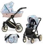 Kinderwagen Kunert Ivento Premium 2in1 - goldene Rahmenfarbe - Farbe:...