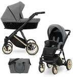 Kinderwagen Kunert Ivento Premium 2in1 - goldene Rahmenfarbe - Farbe: Tiefes...