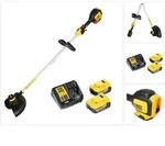 Dewalt DCM 561 PBS Akku Rasentrimmer 18 V Brushless + 2x Akku 4,0 Ah +...