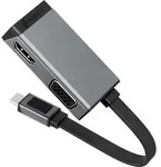 ALOGIC ULCVGHD-SGR, USB 3.2 Gen 1 (3.1 Gen 1) Type-C, Silber, 60 Hz, HDMI, VGA, 13