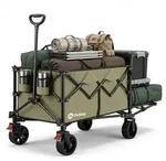 Sekey Klappbar Bollerwagen mit Faltbarer Heckklappe, 160L & 240L 150KG,...