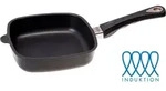 LOTUS INDUKTION Quadratpfanne 29cm Alu Guss mit abnehmbarem Griff