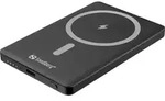 Sandberg 320-96, 5000 mAh, Lithium, Kabelloses Aufladen, 3,85 V, Schwarz - Schwarz