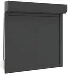 vidaXL Rollladen Anthrazit 100 x 100 cm Aluminium und Polyurethan - Grau