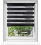 Doppelrollo Verdunkelungsrollo Fenster ohne Bohren Klemmfix Premium 90x120cm...