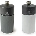 PEUGEOT M&uuml;hlenset 12cm Carbon Alu Pfefferm&uuml;hle Salzm&uuml;hle Stahlmahlwerk LINE