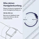 Samsung Sport Band (S/M) for Galaxy Watch9 (Watch8), Band, Smartwatch, Cremefarben,
