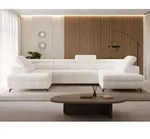 GrainGold Ecksofa U-Form Argon - Ecksofa mit Schlaffunktion, Bettkasten -...
