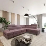 Masseno Ecksofa AVISE M R-S mit Schlaffunktion L-Form, Sofa mit Bettkasten,