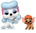 Funko FK90330 - Oliver & Co. POP&Buddy Vinyl Figur Georgette w/Tito 9 cm - Neu