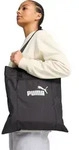 PUMA Schultertasche Base Tote Puma Black anthrazit - Schwarz